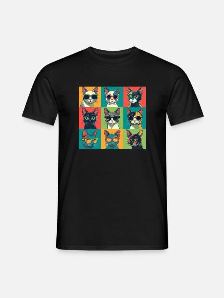 cats style - T-shirt homme - noir