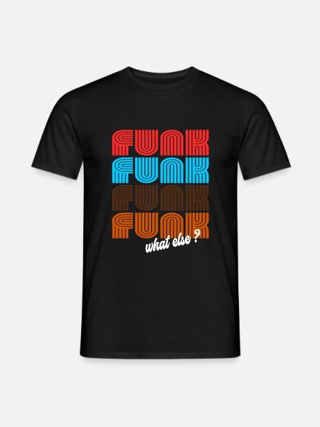 Funk Funk Funk Retro Vintage Design - Men's T-Shirt - black