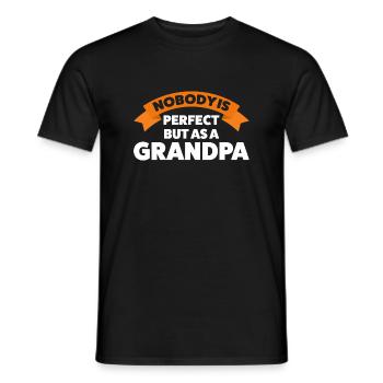 Großvater Großvater Großvater Geschenk - Männer T-Shirt - Schwarz - Vorne - AI Model Male 178 light (178cm)