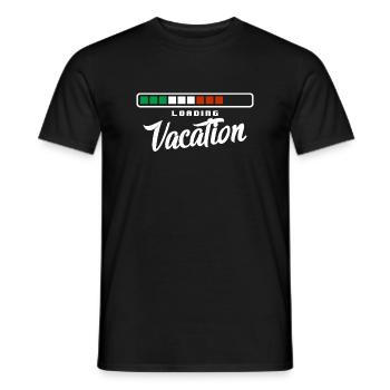 Italy Flag Italian Flag Holiday Mode - Men's T-Shirt - black - Front - AI Model Male 178 light (178cm)