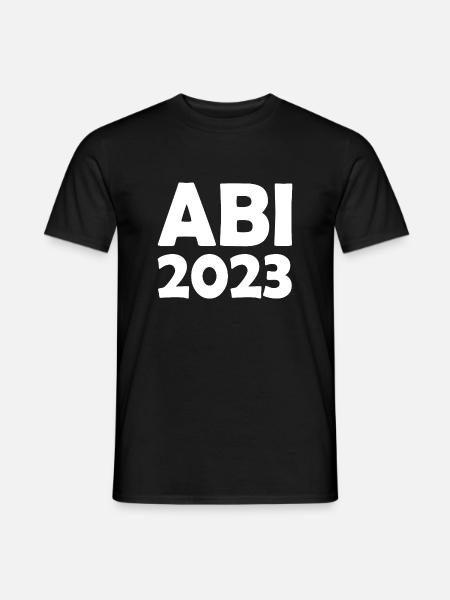 Abi 2023 - Männer T-Shirt - Schwarz