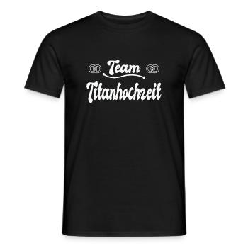23. Hochzeitstag Ehe 23 Jahre Ehe Geschenk - Männer T-Shirt - Schwarz - Vorne - AI Model Male 178 light (178cm)
