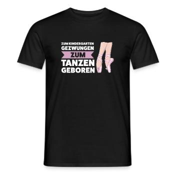Kindergarten Ballerina Balletttänzerin Geschenk - Männer T-Shirt - Schwarz - Vorne - AI Model Male 178 light (178cm)