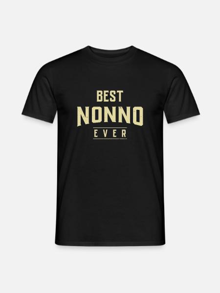 Best Nonno Ever - Men's T-Shirt - black
