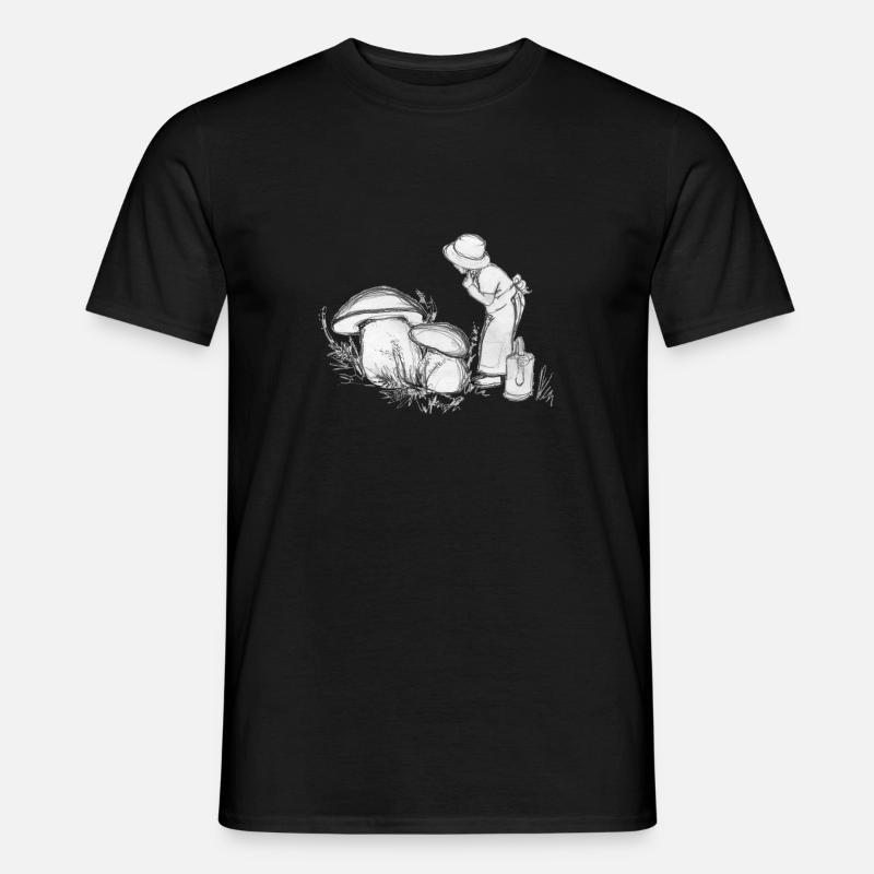 Herbst - Männer T-Shirt - Schwarz