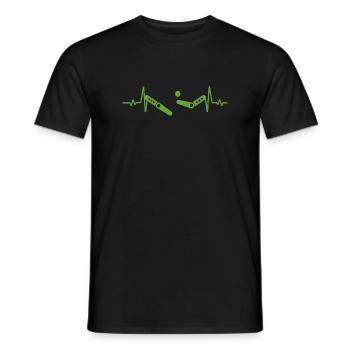 Pinball Arcade Spiel - Männer T-Shirt - Schwarz - Vorne - AI Model Male 178 light (178cm)