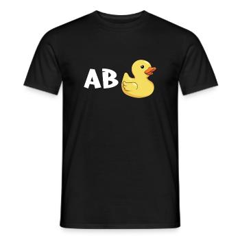 Lustig Ironie Ente Ente Sarkasmus Geschenk - Männer T-Shirt - Schwarz - Vorne - AI Model Male 178 light (178cm)