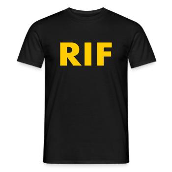 Rif - T-shirt homme - noir - Devant - AI Model Male 178 light (178cm)