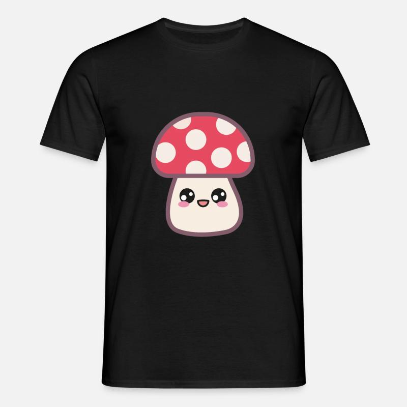 Toadstool Sweet Kawaii - Men's T-Shirt - black