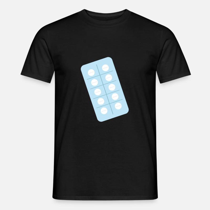 Tabletten Medikamente Gesundheit - Männer T-Shirt - Schwarz