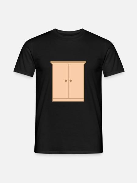 Schrank Möbel Wohnung - Männer T-Shirt - Schwarz