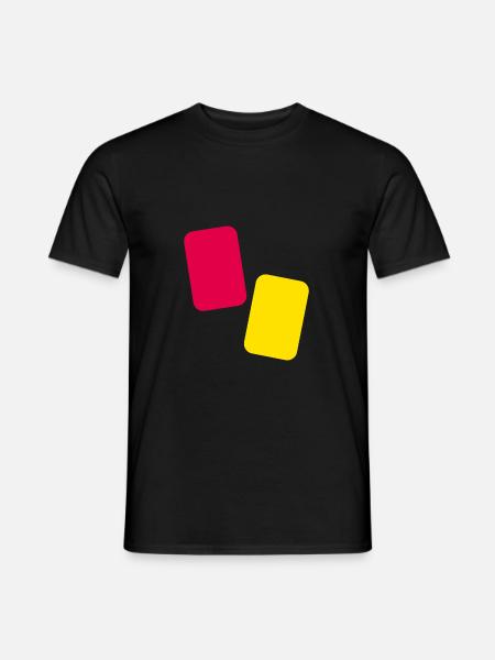 Card Referee - Men's T-Shirt - black