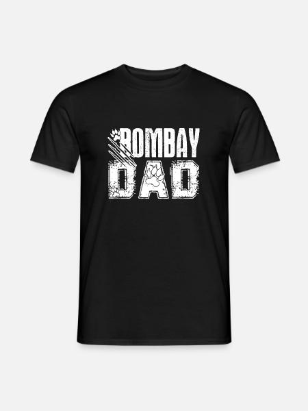 Bombay Bombay Cat Dad - Men's T-Shirt - black