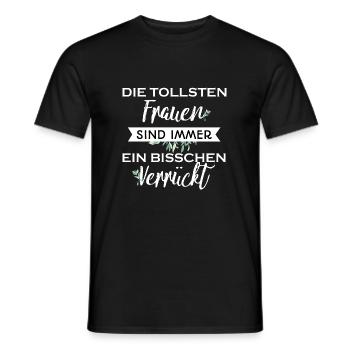 Les plus grandes femmes sont toujours un cadeau fou - T-shirt homme - noir - Devant - AI Model Male 178 light (178cm)