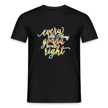 Reggae Rasta Dread Jamaïque - T-shirt homme - noir - Devant - AI Model Male 178 light (178cm)