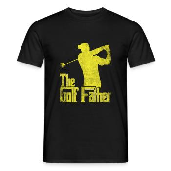 Golf clubs de golf - T-shirt homme - noir - Devant - AI Model Male 178 light (178cm)