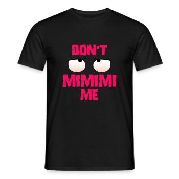 Paroles drôles mimimi - T-shirt homme - noir - Devant - AI Model Male 178 light (178cm)