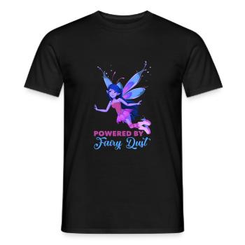 Conte de fées elfe - T-shirt homme - noir - Devant - AI Model Male 178 light (178cm)