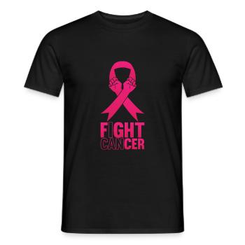 Le cancer du cancer de la santé - T-shirt homme - noir - Devant - AI Model Male 178 light (178cm)