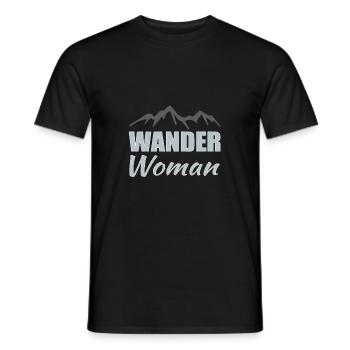Randonner Woman Randonnée - T-shirt homme - noir - Devant - AI Model Male 178 light (178cm)