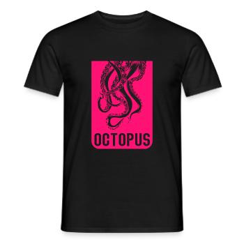 Oktopus Tintenfisch Kraken Kalmar - Männer T-Shirt - Schwarz - Vorne - AI Model Male 178 light (178cm)