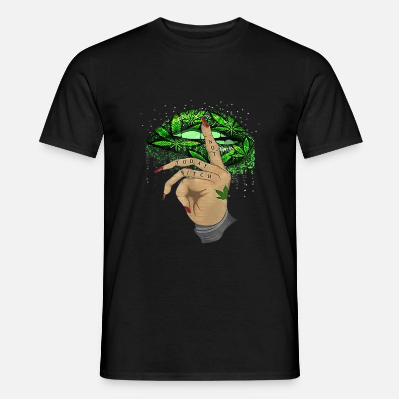 Cannabis Hanf THC 420 - Männer T-Shirt - Schwarz