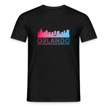 Orlando City Tours - Men's T-Shirt - black - Front - AI Model Male 178 light (178cm)