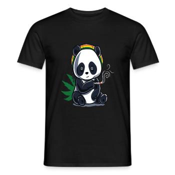 Cannabis Hemp THC 420 - Men's T-Shirt - black - Front - AI Model Male 178 light (178cm)