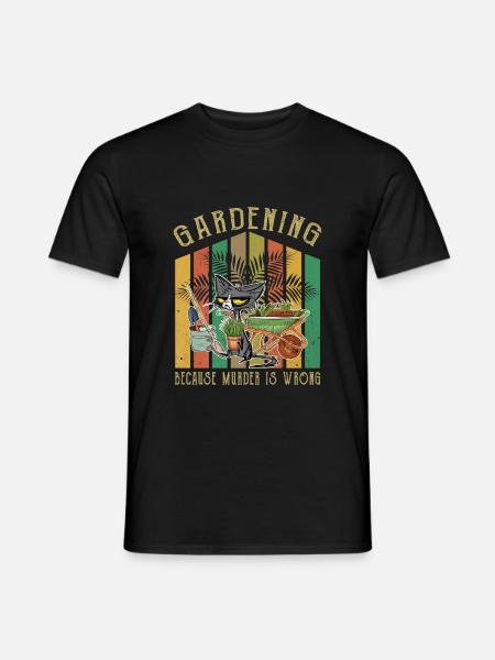 Garden gardener gardening - Men's T-Shirt - black
