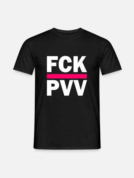 Fck pvv - Men's T-Shirt - black