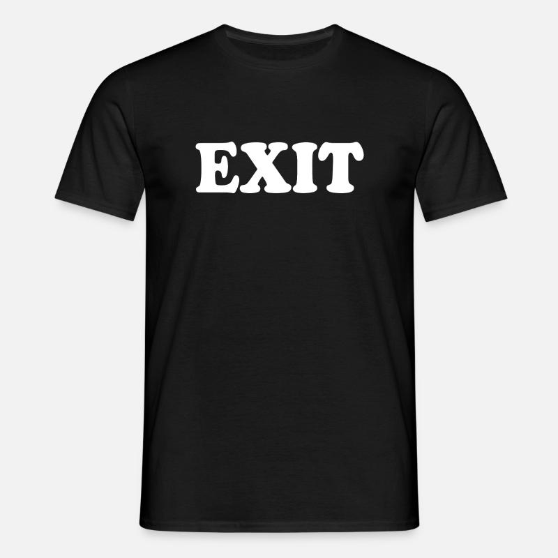 Exit - Men's T-Shirt - black