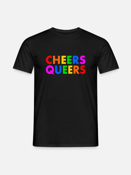Cheers queers - Men's T-Shirt - black