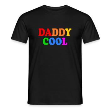 Daddy cool - Men's T-Shirt - black - Front - AI Model Male 178 light (178cm)