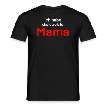 Die coolste Mama - Männer T-Shirt - Schwarz - Vorne - AI Model Male 178 light (178cm)