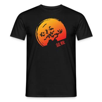 Bonsai Bonsai Tree Bonsai Art - Men's T-Shirt - black - Front - AI Model Male 178 light (178cm)