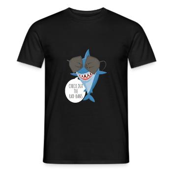 Découvrez le design amusant de Ray Bans. - T-shirt homme - noir - Devant - AI Model Male 178 light (178cm)
