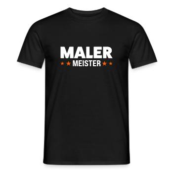 Maler Meister Maler Meister Geschenk - Männer T-Shirt - Schwarz - Vorne - AI Model Male 178 light (178cm)