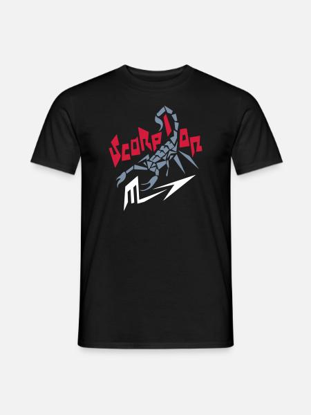 Stilisierter Skorpion - Männer T-Shirt - Schwarz