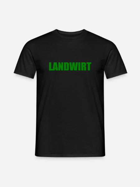 Landwirt - Männer T-Shirt - Schwarz