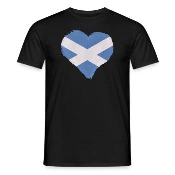 Écosse Drapeau écossais Alba GB Royaume-Uni - T-shirt homme - noir - Devant - AI Model Male 178 light (178cm)
