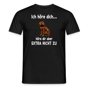 Deutscher Wachtelhund Hund - Deutscher Wachtelhund - Männer T-Shirt - Schwarz - Vorne - AI Model Male 178 light (178cm)