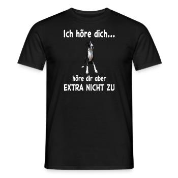 Deutsche Dogge Hund - Deutsche Dogge - Männer T-Shirt - Schwarz - Vorne - AI Model Male 178 light (178cm)