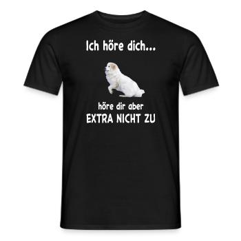 Pyrenäen Berghund Hund - Pyrenäen Berghund - Männer T-Shirt - Schwarz - Vorne - AI Model Male 178 light (178cm)