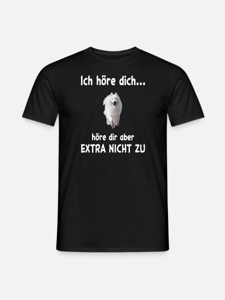 Samojede Hund - Samojede - Männer T-Shirt - Schwarz