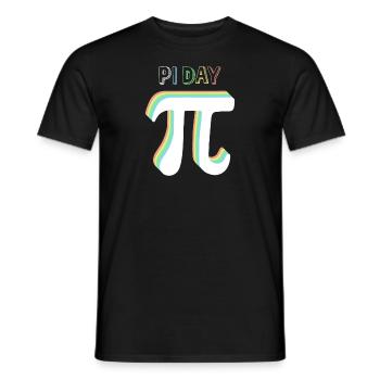 Math Pi symbole Pi - T-shirt homme - noir - Devant - AI Model Male 178 light (178cm)