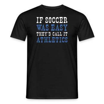 Uruguay Soccer Uruguayan Football Uruguayo Futbol - T-shirt homme - noir - Devant - AI Model Male 178 light (178cm)