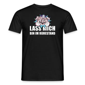 Pensionierung Lass Mich Bin Im Ruhestand Rente - Männer T-Shirt - Schwarz - Vorne - AI Model Male 178 light (178cm)