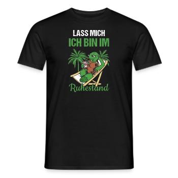 Pensionierung Lass Mich Ich Bin Im Ruhestand Rente - Männer T-Shirt - Schwarz - Vorne - AI Model Male 178 light (178cm)