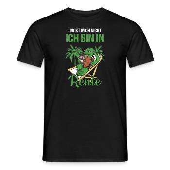 Pensionierung Juckt Mich Nicht Ich Bin In Rente - Männer T-Shirt - Schwarz - Vorne - AI Model Male 178 light (178cm)
