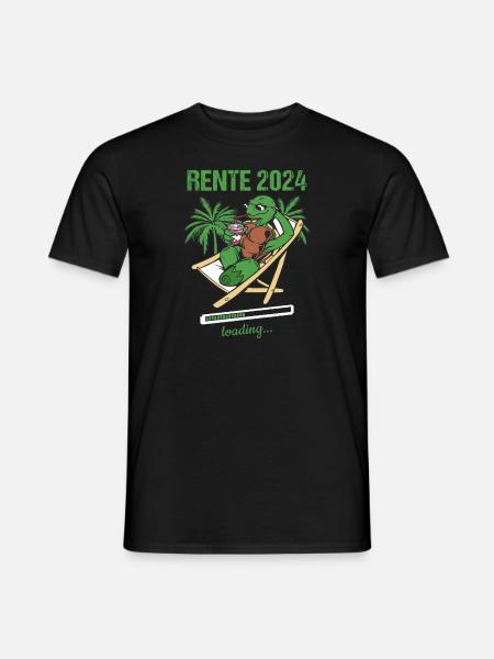Rente 2024 Loading... Rente 2024 - Männer T-Shirt - Schwarz